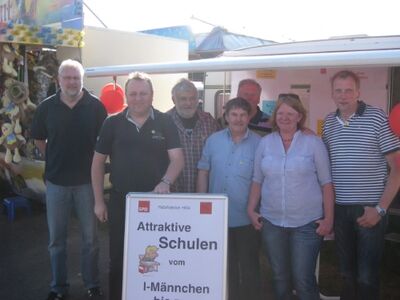 v. l.: Volker Siebeking, Torsten Kuhlmann, Thomas Leinbach, Friedrich Meyer, Wilhelm Rohlfing, Mamke & Andreas Kühl
