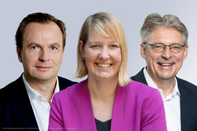 © Pat Röhring (Wiebke Esdar), Studio Schmidt-Domine (Jens Südekum), Jens van Zoest (Achim Post)