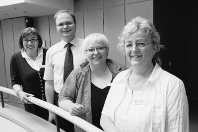 Elisabeth Veldhues, Chris Bollenbach, Sigrid Beer und Inge Howe
