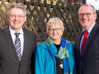 MdB Achim Post, MdL Inge Howe und MdL Ernst-Wilhelm Rahe