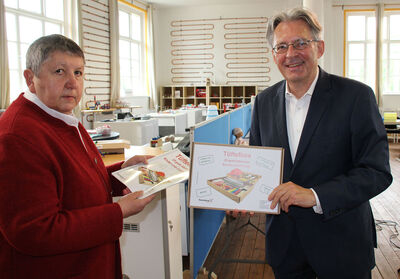 Karin Ressel mit Achim Post