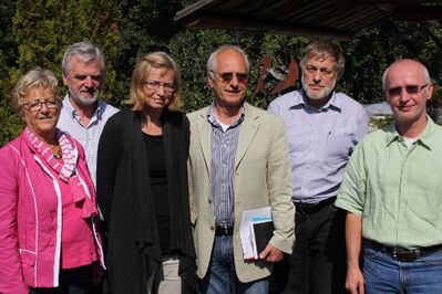 Auf dem Foto v.l.n.r.: Inge Howe MdL, Günter Meyer, Ute Horstmann, Hans-Jürgen Weber, Gerd Borchers und Ulrich Pock 