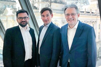 Thomas Kutschaty, Sebastian Hartmann und Achim Post (Foto: NRWSPD/Archiv)