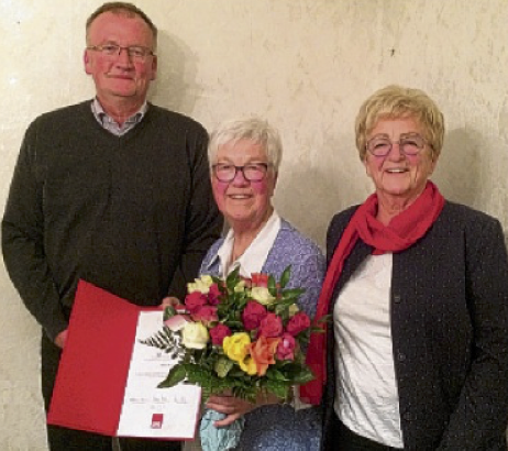 v.l.: Uwe Habbe, Helma Meier und Inge Howe