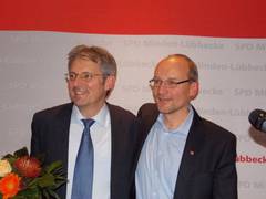 Achim Post mit dem SPD UB-Vorsitzenden Michael Buhre